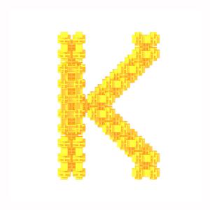 Детский конструктор Фанкластик - Буква К